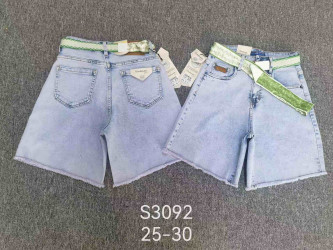 Шорты джинсовые женские оптом 89413572 S3092-3