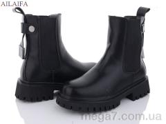 Ботинки, Ailaifa оптом F22-1 black