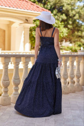 Сарафани жіночі (темно-синій) оптом VISCOSE