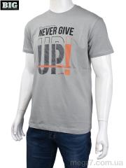 Футболка, BIG оптом 3707-081-1 grey
