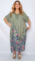 Платья женские БАТАЛ оптом 76089321 253-65