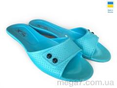 Шлепки, Rai shoes оптом 14-107 бірюза