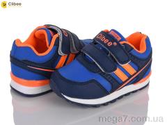 Кроссовки, Clibee оптом F632 d.blue-orange