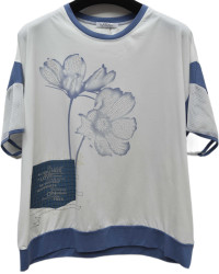 Футболки жіночі БАТАЛ оптом Kiss Me 