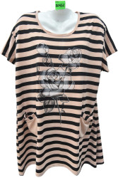 Футболки женские БАТАЛ оптом 25103896 432-325