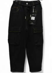 Джинсы юниор на флисе оптом 93204867 11-40