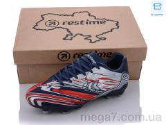 Футбольная обувь, Restime оптом Restime DWB22051-2 navy-silver-red