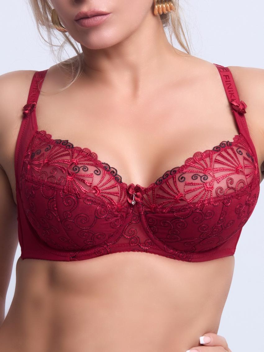 Бюстгальтер Finikin 5131E (  бордовый, E  6 шт. )