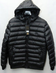 Куртки зимние кожзам мужские FUDIAO (black) оптом 67318925 6865-31