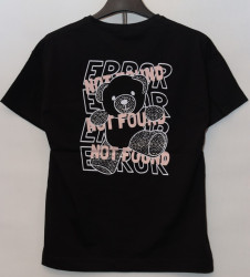 Футболки юниор (black) оптом 42058369 05-60