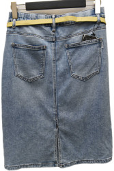 Юбки джинсовые женские ПОЛУБАТАЛ оптом 45196372 6473-33