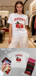 Футболки женские БАТАЛ оптом 94273850 60-12
