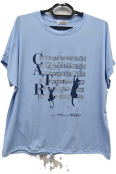 Футболки женские БАТАЛ оптом 58472301 298-119