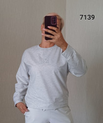 Свитшоты женские ТУРЦИЯ ПОЛУБАТАЛ оптом 96251083 7139-46