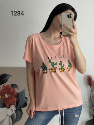 Футболки женские ПОЛУБАТАЛ оптом 96524073 1284-205