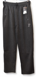 Спортивные штаны мужские BLACK CYCLONE БАТАЛ (серый) оптом Китай 92601457 WK-6020-31