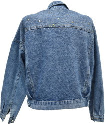 Куртки джинсовые женские оптом 61073528 602-223