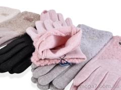 Перчатки, Королева оптом B32 (кашемір-тедді) mix