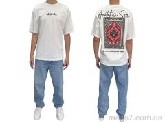 Футболка, I8denim оптом 90551 ekru