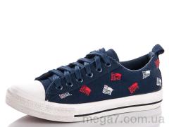 Кеды, Sali shoes оптом WL-12-3 navy