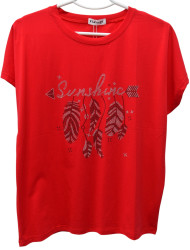 Футболки женские БАТАЛ оптом 34972861 1208-127