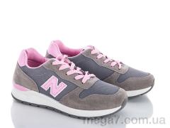 Кроссовки, Class Shoes оптом 702 grey-pink