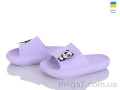 Шлепки, Inblue оптом 022 бузок