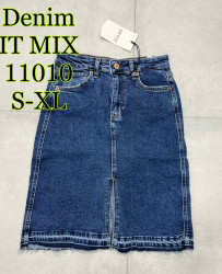 Юбки джинсовые женские IT MIX оптом 10382456 11010-41