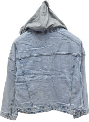 Куртки джинсовые женские DKNSEL ПОЛУБАТАЛ оптом 16843729 506-101