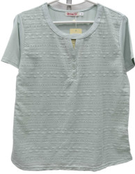 Футболки женские ПОЛУБАТАЛ оптом 84257693 8211-255