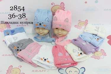 Шапки детские оптом 39642710 2854-10