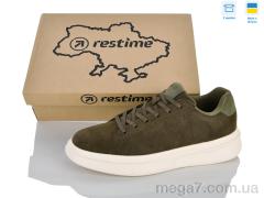 Кроссовки, Restime оптом FM026828 khaki