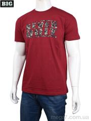Футболка, BIG оптом 3707-0082-1 bordo