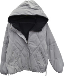 Куртки демисезонні двосторонні жіночі БАТАЛ оптом