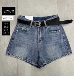 Шорты джинсовые женские оптом 07321846 13618-250