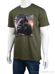 Футболка, Мир оптом 3707-093 green