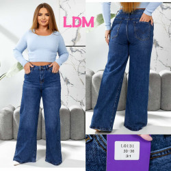 Джинсы женские БАТАЛ оптом LDM 54203971 0131-164
