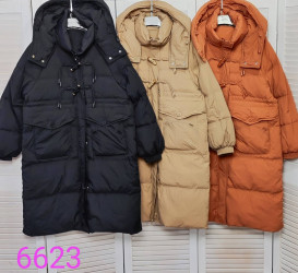 Куртки зимние женские (черный) оптом Китай 90768245 6623-31