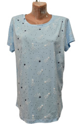 Футболки женские БАТАЛ оптом 32674509 8909-42