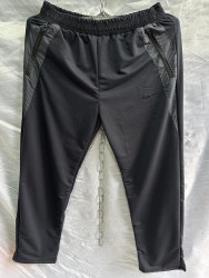 Спортивные штаны мужские БАТАЛ (темно-серый) оптом 25013487 06-17