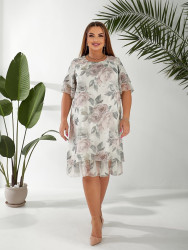 Платья женские БАТАЛ оптом 67108259 460-29