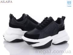 Кроссовки, Ailaifa оптом 8202 black