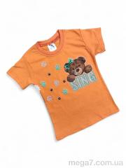 Футболка, Kids-modnik оптом 117-2 помаранчевий