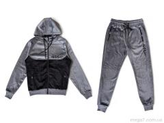 Спортивный костюм, Audsa оптом A130 black-d.grey