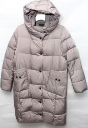 Куртки зимние женские QIANZHIDU ПОЛУБАТАЛ оптом 98125034 M012005-53