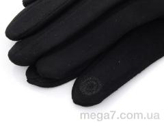 Перчатки, RuBi оптом 02 замш манжет black