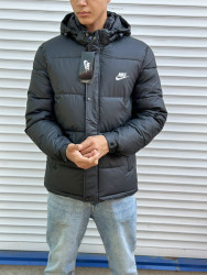 Куртки зимние мужские на меху (черный) оптом Китай 18345760 02-4