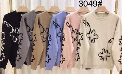 Свитера женские БАТАЛ оптом 14596320 3049-49