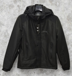 Куртки демисезонные мужские KDQ (черный) оптом 01962354 EM22015-1-34