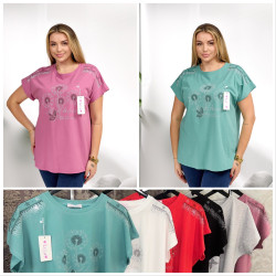 Футболки женские БАТАЛ оптом 63924508 0101-57